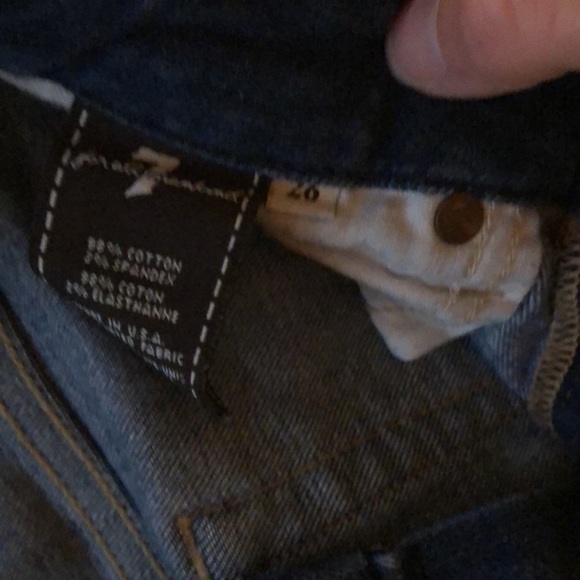 🌹 7 for all mankind size 26 ‘A’ pocket leg wider - Picture 6 of 16